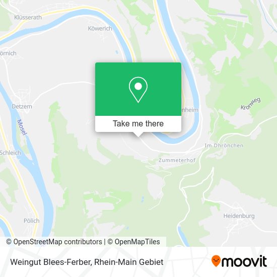 Карта Weingut Blees-Ferber