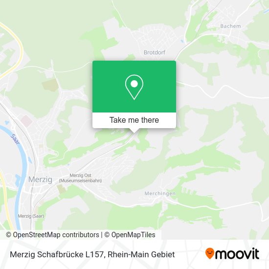 Карта Merzig Schafbrücke L157