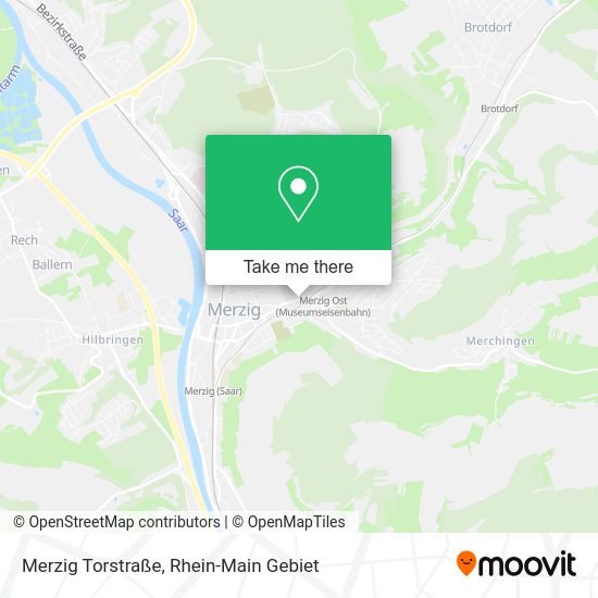 Карта Merzig Torstraße