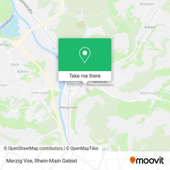 Карта Merzig Vse