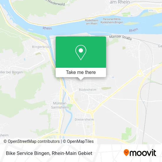 Карта Bike Service Bingen