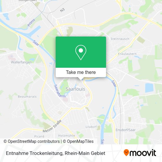 Карта Entnahme Trockenleitung