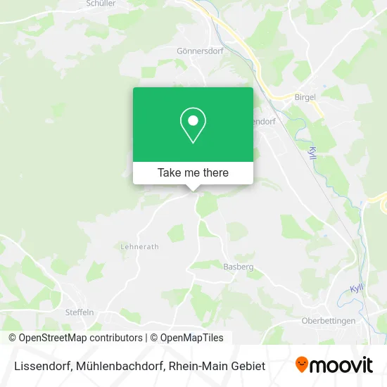 Карта Lissendorf, Mühlenbachdorf