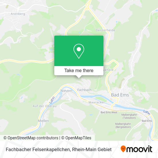 Карта Fachbacher Felsenkapellchen