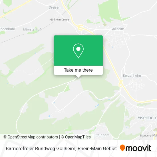 Карта Barrierefreier Rundweg Göllheim