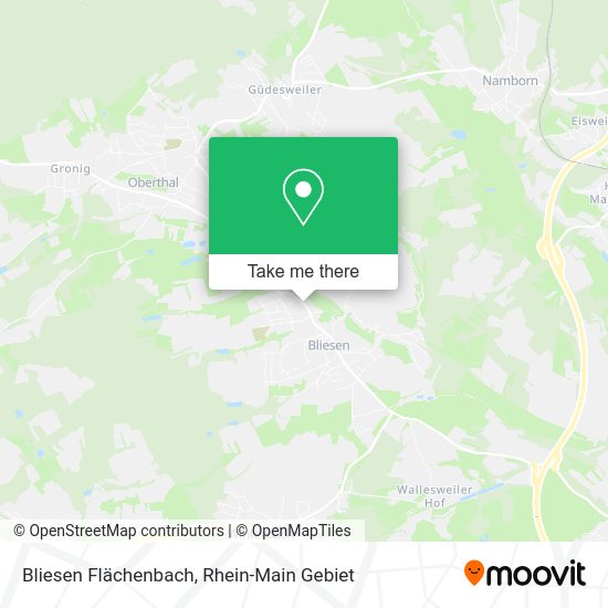 Карта Bliesen Flächenbach