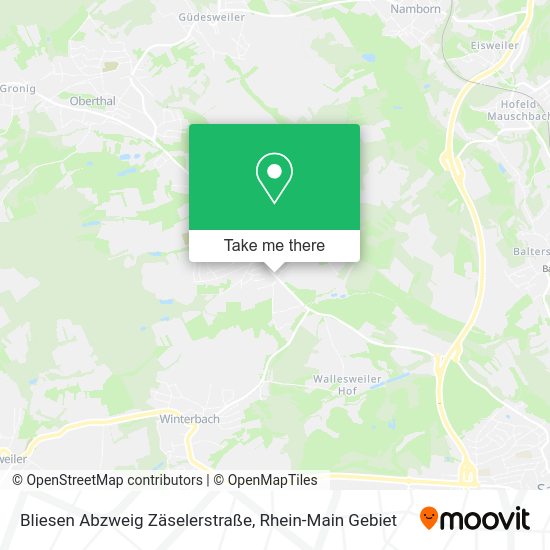 Карта Bliesen Abzweig Zäselerstraße