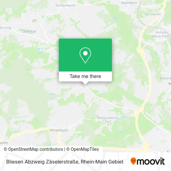 Карта Bliesen Abzweig Zäselerstraße