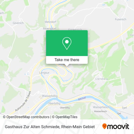 Карта Gasthaus Zur Alten Schmiede