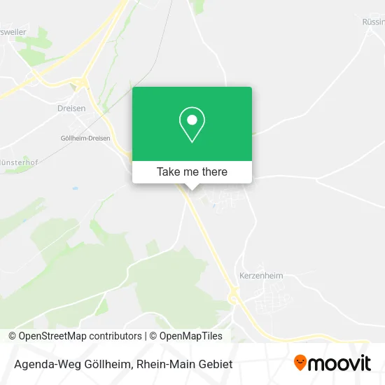 Agenda-Weg Göllheim map