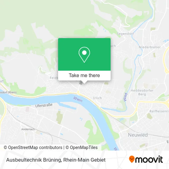 Карта Ausbeultechnik Brüning
