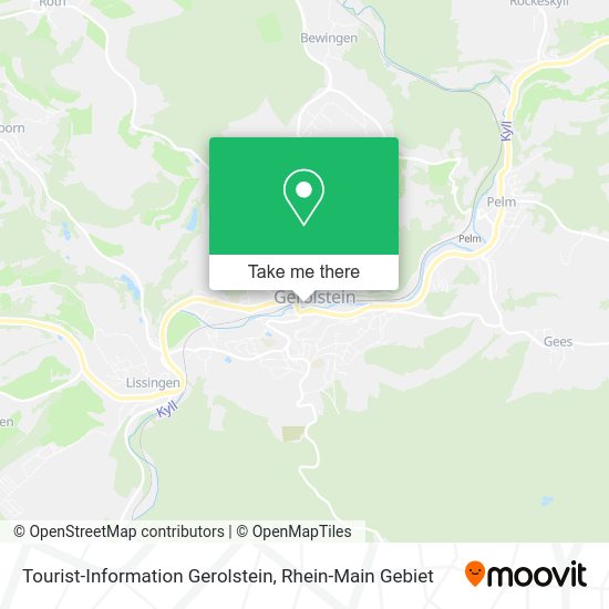 Карта Tourist-Information Gerolstein