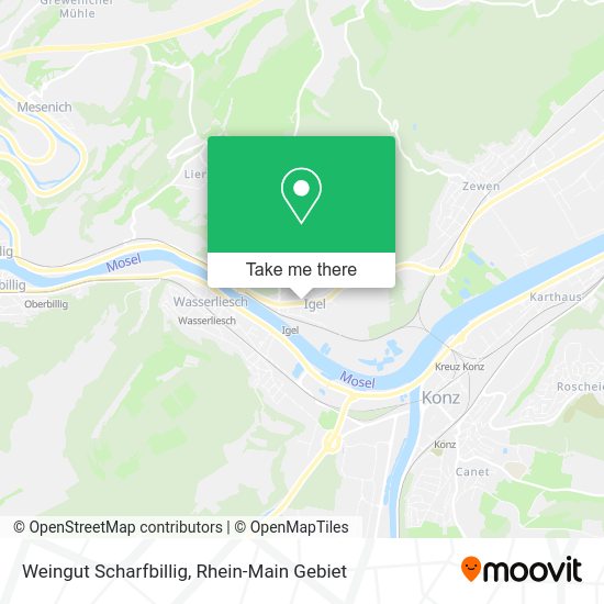 Карта Weingut Scharfbillig