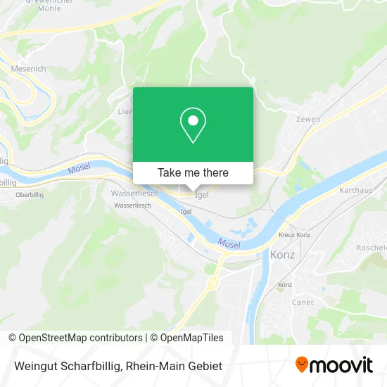 Карта Weingut Scharfbillig