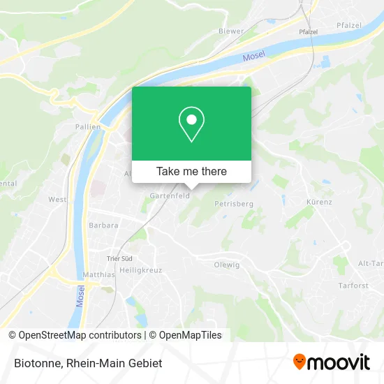 Карта Biotonne
