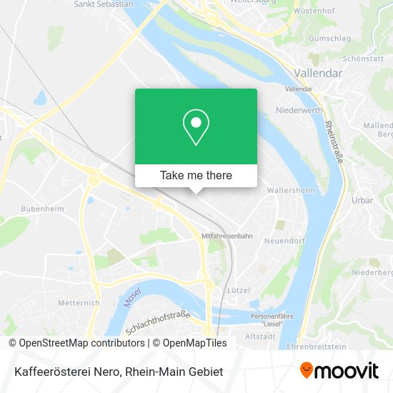 Карта Kaffeerösterei Nero