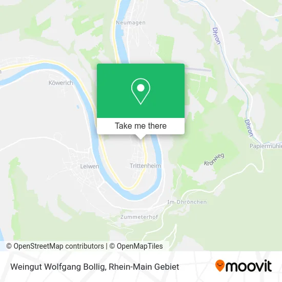 Карта Weingut Wolfgang Bollig