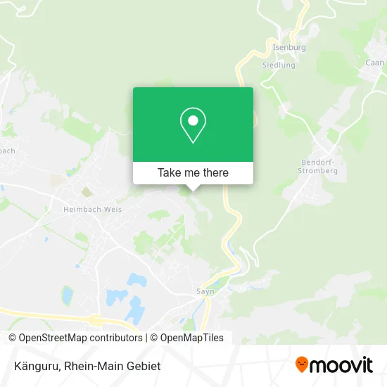 Känguru map