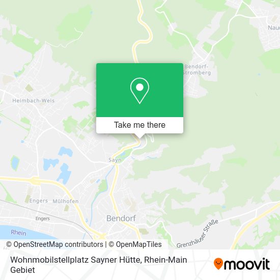 Карта Wohnmobilstellplatz Sayner Hütte