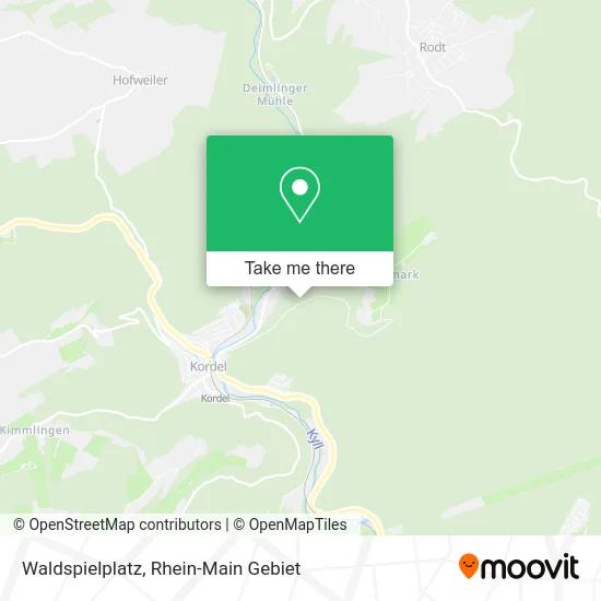 Карта Waldspielplatz