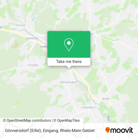 Карта Gönnersdorf (Eifel), Eingang