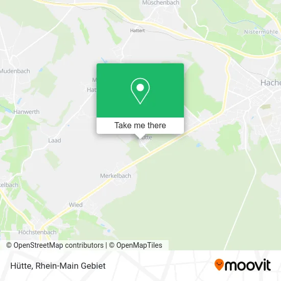 Hütte map