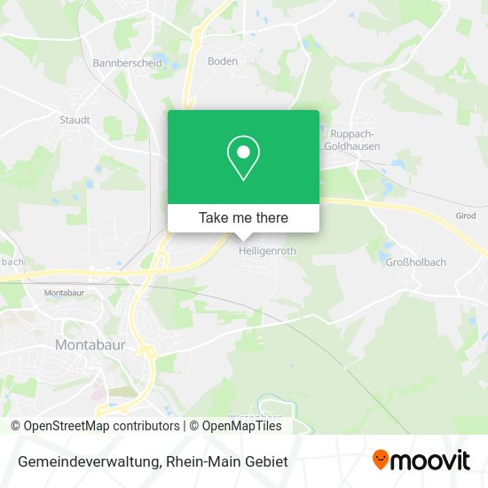 Карта Gemeindeverwaltung