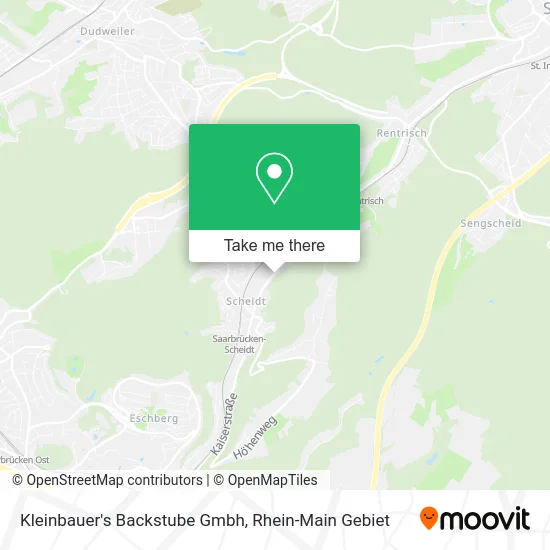Карта Kleinbauer's Backstube Gmbh