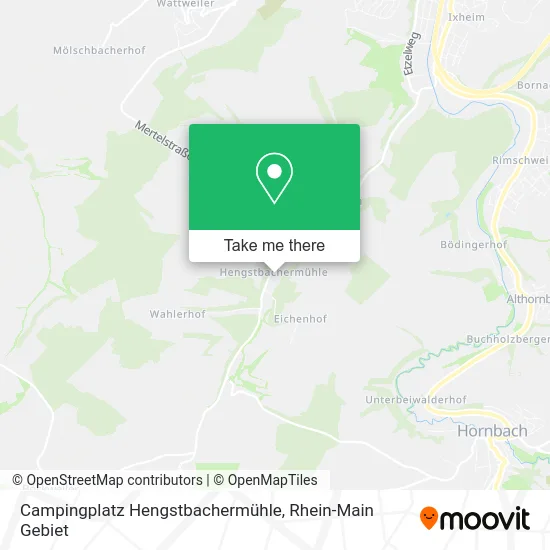 Карта Campingplatz Hengstbachermühle