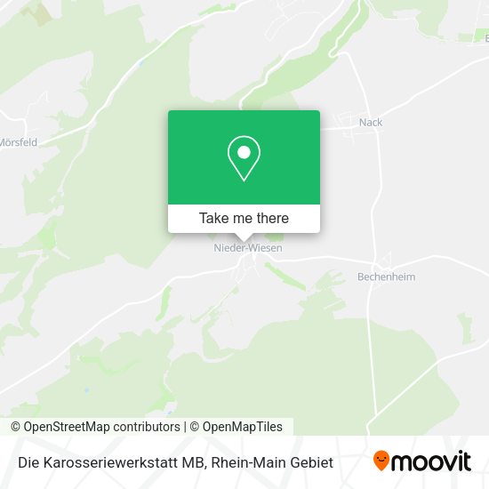 Карта Die Karosseriewerkstatt MB