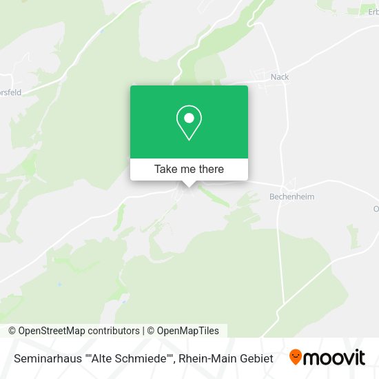 Карта Seminarhaus ""Alte Schmiede""