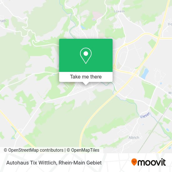 Карта Autohaus Tix Wittlich