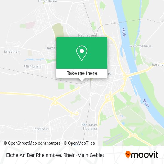 Карта Eiche An Der Rheinmöve