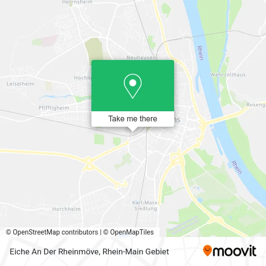 Карта Eiche An Der Rheinmöve