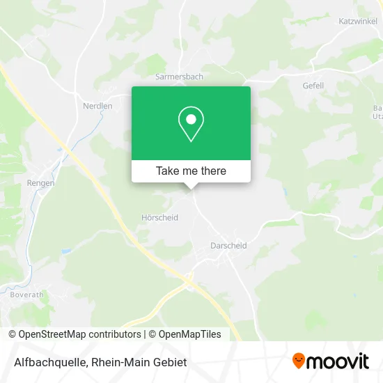 Карта Alfbachquelle