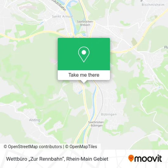Карта Wettbüro „Zur Rennbahn“