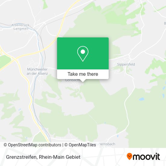 Карта Grenzstreifen