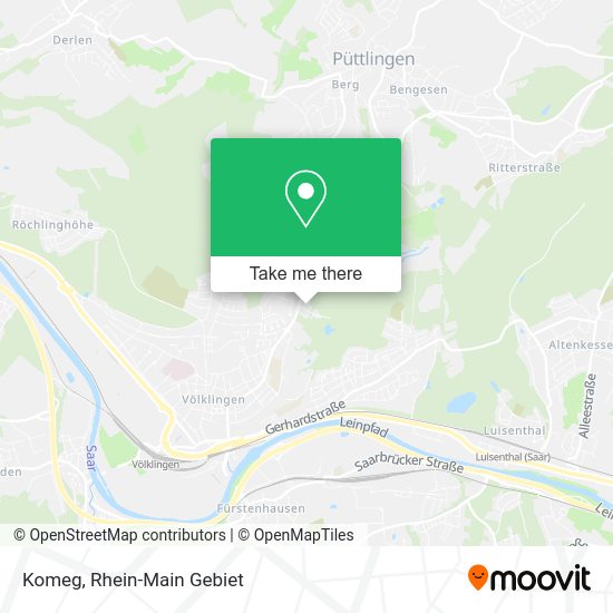 Карта Komeg