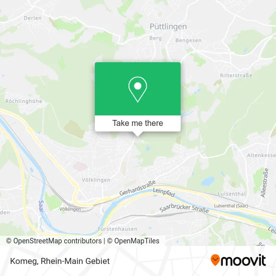 Карта Komeg