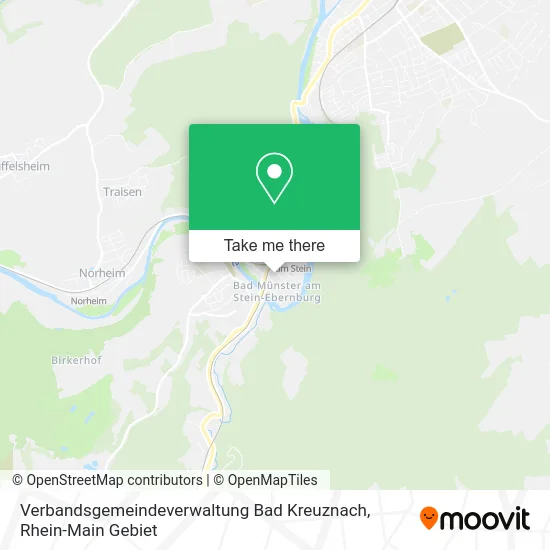 Карта Verbandsgemeindeverwaltung Bad Kreuznach