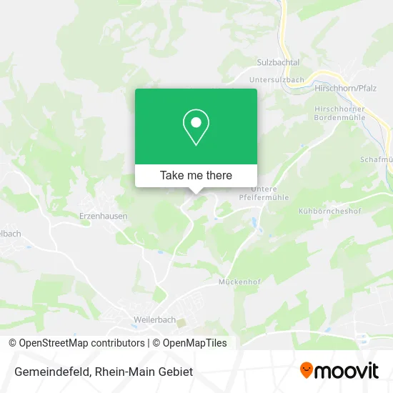 Карта Gemeindefeld