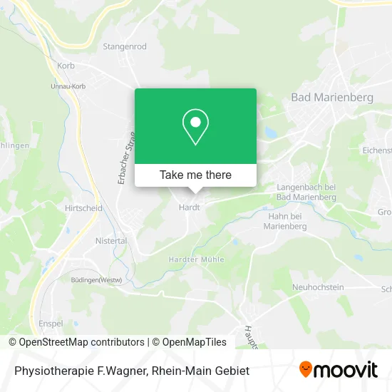 Карта Physiotherapie F.Wagner