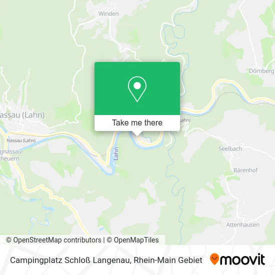 Карта Campingplatz Schloß Langenau