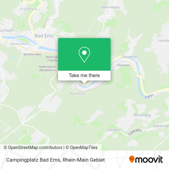 Карта Campingplatz Bad Ems