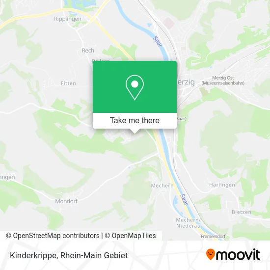 Карта Kinderkrippe
