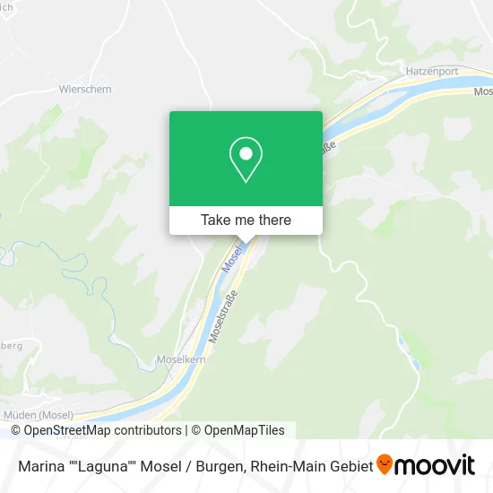 Карта Marina ""Laguna"" Mosel / Burgen