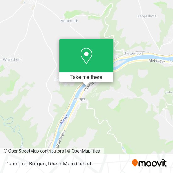 Карта Camping Burgen
