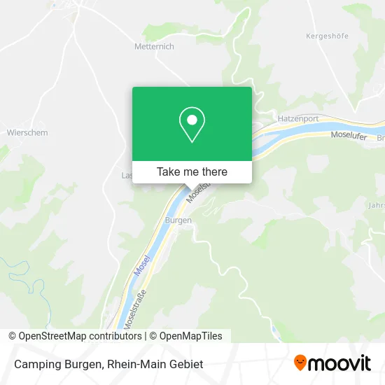 Карта Camping Burgen