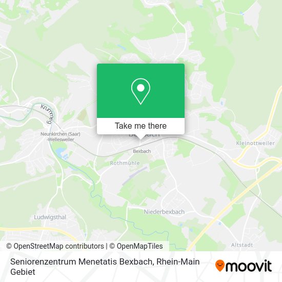 Карта Seniorenzentrum Menetatis Bexbach