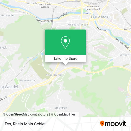Карта Evs